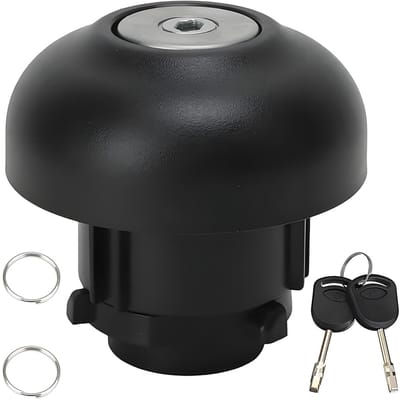 Dailygoods- Tankdeksel met slot - Tankdeksel voor Transit MK7 VII [2006-2018] - Duurzaam - Roestbestendig - Eenvoudige installatie - Onderdeelnummer 1715043, 9C119K163AA - Tankdop