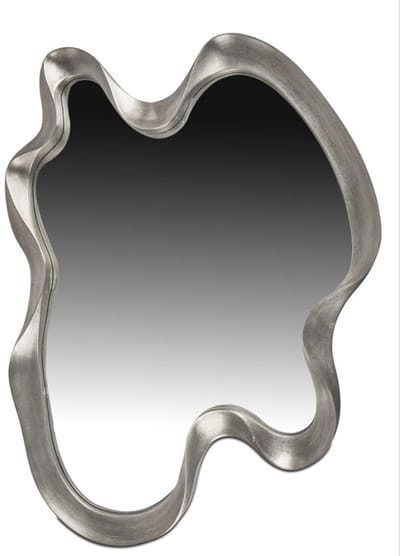 Spiegel - 60x80cm - Unic - Oud Zilver - Kunst