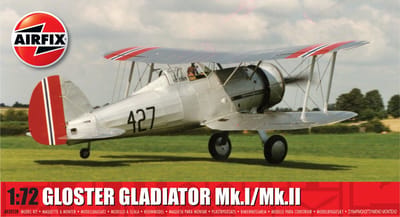 Airfix Modelbouwpakket Vliegtuigen - 02052B Gloster Gladiator Mk.I/II - Propeller Vliegtuig Plastic - 1:72 - Modelbouw