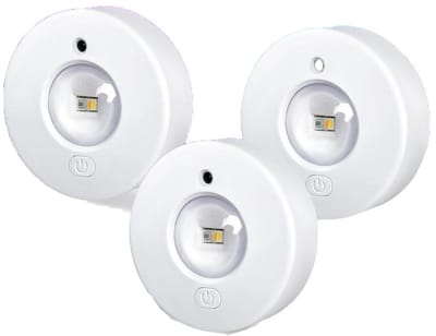 GELLDG 3 stuks Kastverlichting Draadloos - Draadloze Spotjes Met afstandsbediening - USB Oplaadbare - LED-vitrineverlichting - Dimbaar - Geschikt voor installatie in keukenkasten, planken en vitrines - Wit