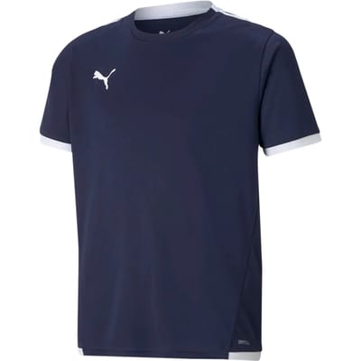 PUMA teamLIGA Jersey Jr Unisex sportshirt - Peacoat-Puma White
