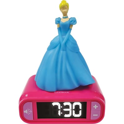 Disney prinses Cinderella Nachtlampje Wekker met geluiden
