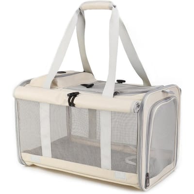 Kattendraagtas Draagbare opvouwbare huisdierendraagtas voor kleine katten en honden met grote opening Ademend