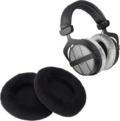 4PCS Vervangende Oorkussens voor DT440 DT660 DT770 DT860 DT880 DT990, Comfortabele Velours Schuim Hoofdtelefoon Oorkussens voor Optimale Geluidsisolatie en Comfort