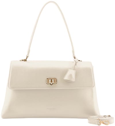SEIDENFELT MANUFAKTUR schoudertas Lilla Edet Office Bag Milky White crème