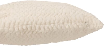 J-Line kussen - polyester - wit