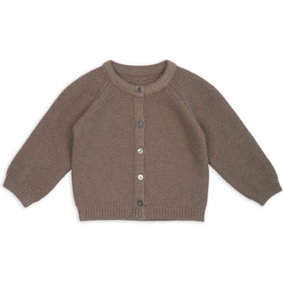 Baby vest ‚Äì Zacht merinowol & katoen ‚Äì Bruin ‚Äì Maat 56 ‚Äì Sluit goed aan bij de hals