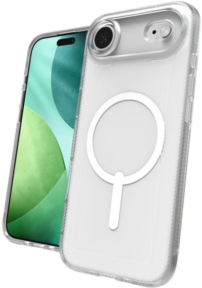 ZAGG Luxe Snap Hoesje Geschikt voor Apple iPhone Air - Graphene Back Cover Compatibel met MagSafe - 3M Valbescherming - Gerecycled Materiaal - Transparant
