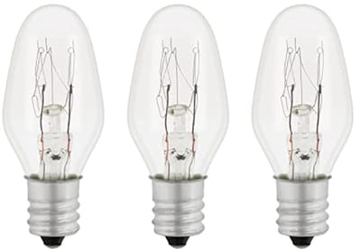 Vervangingslamp E12 7W Warm Wit 2700K - 40 Lumen - 3 Stuks