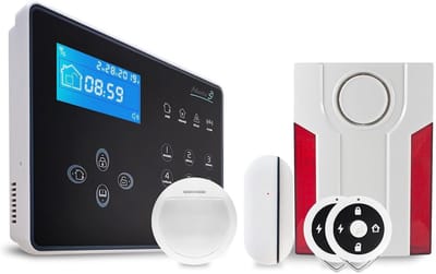 Draadloos Alarmsysteem - Thuisbeveiliging Kit - Huis Beveiligen - Dierenimmuun Detectie - Zwart