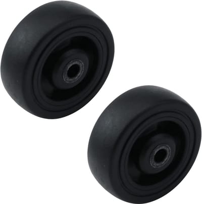 2-Pack Universele PVC Bagage Wielen Vervanging Set - 4.8cm Diameter