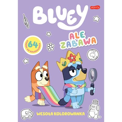 Bluey Ale Plezier.  Kleurplaat