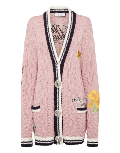 Knitted Embroidered Cardigan Deluxe Fairy