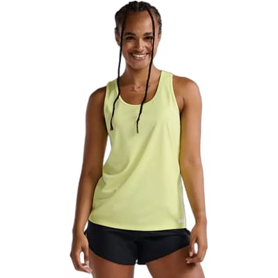 2xu Aero Singlet Mouwloos T-shirt Geel M Vrouw