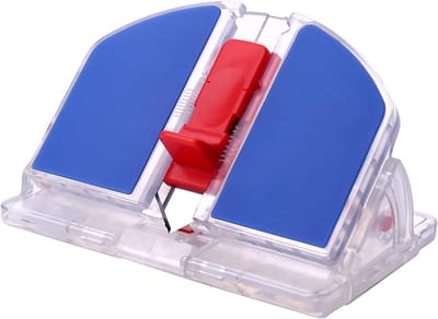Passepartout Snijder - Frame Snijgereedschap - Foto's Inlijsten - Dubbele Snijmodus - 101 x 66 x 60 mm - Blauw