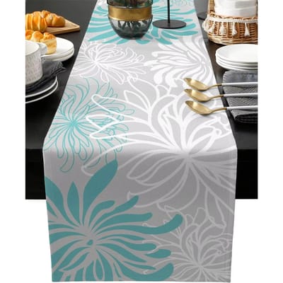 1 stuks beige-bruine patchwork tafelkleed met rood-witte geometrische ruitpatronen. Boerderijstijl, perfect voor binnenkeukens, feesten, restaura 90x33cm white