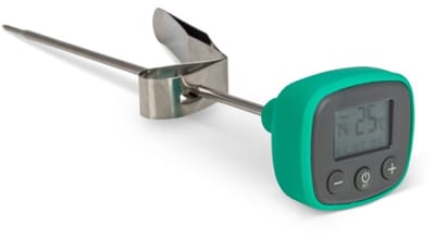 ETI - Digitale Barista Melkthermometer met Alarm - IP65 Waterdichte Melkschuimthermometer - Professioneel - 130 mm - Groen
