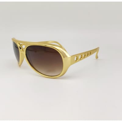 Hoge Kwaliteit Nieuwste Ronde Zonnebrillen Mode Mannen Hip Hop Brillen Gouden Zonnebrillen Vrouwen Dubbele Brug Brillen Klassieke Zonnebrillen Gold beige