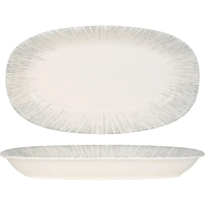 Bonna Serveerschaal - Iris - Porselein - 34x19 cm - set van 2