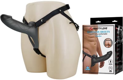 PRETTYLOVE London Universal Strap-on Harness With Hollow Dildo 6.6