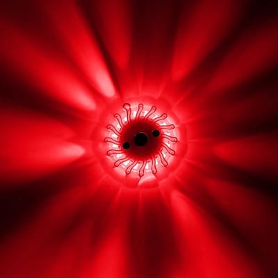 Proventa LED Zwaailamp Rood met magneet - 9 lichtstanden zwaailicht - Waterproof IP67 - Noodverlichting