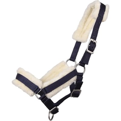 Halsband voor veulen met vacht Q-essentials
