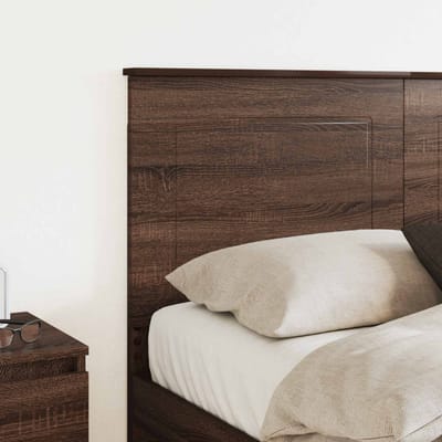 vidaXL - Hoofdbord - Bruine - eik - 100 - cm - Geconstrueerd - hout
