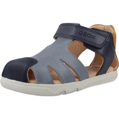 GEOX SANDAL STEPPIEUP PEUTERJONGENS Sandalen - MARINEBLAUW/OKER - Maat 20