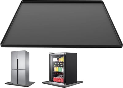 Koelkast Vloermat - Wasmachine Opvangbak - Vloer Beschermen - Lekvrije Condensabsorptie - 60x60x15cm - Grijs