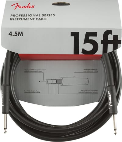 instrumentkabel - 990820021 - 15ft zwart