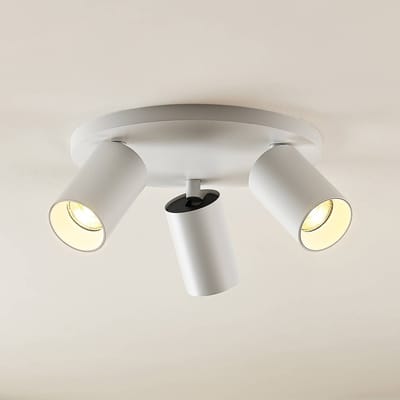 Arcchio - buitenspot - 3lichts - Aluminium - H: 12.2 cm - GU10 - wit