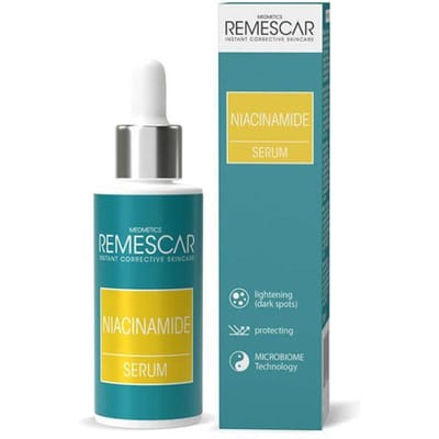 Remescar Niacinamide Serum - Gezichtsverzorging voor vrouwen met 10% Niacinamide, Gezicht Serum om pigmentvlekken en porien te verkleinen, voor een egale huid en strakke huidbarrière, 30 ml