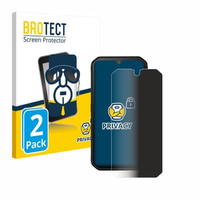 BROTECT - privacy screenprotector voor Blackview BV9900E - Folie Beschermfolie Blauwlichtfilter 2 Stuks