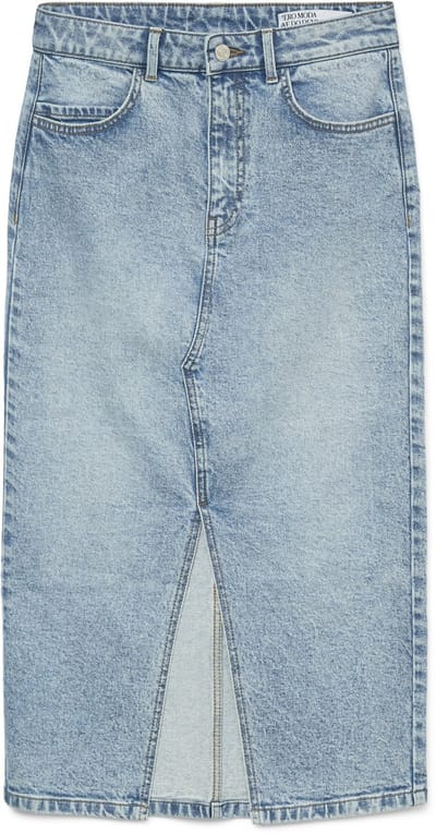 Vero Moda Denim rok VMNATALIE High waist Midi-rok