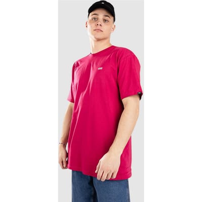 Vans Left Chest Logo T-Shirt rood
