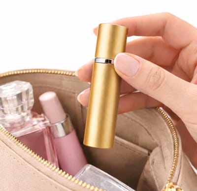 Parfumverstuiver I Parfum Flesje I Mini Parfum Flesje I Reisflesje Parfum I Reisflesje I Hervulbaar I 5 ML I Goud