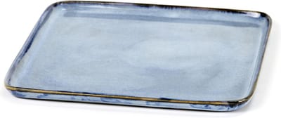 Serax Terres de Rêves by Anita Le Grelle - Bord Vierkant - S - 17,5 x 17,5 x H1cm - Blauw