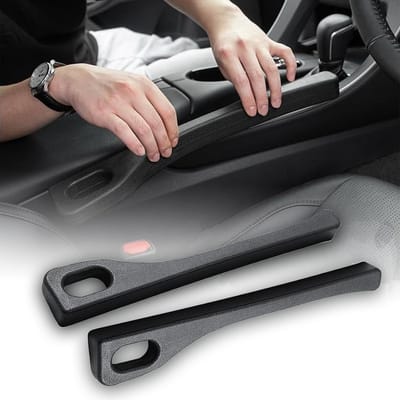 Auto Zitplaats Divider, Lekbestendig en Universeel, Vul de Kloof Tussen Stoel en Console, Set van 2 voor Optimale Ruimtebesparing en Comfort