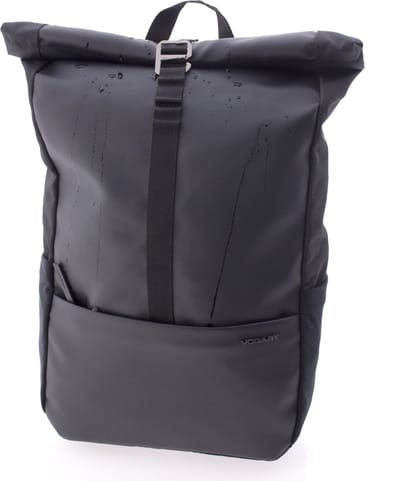 Vogart Eborn Waterproof Roll-Top Laptoprugzak - 13 inch - Zwart
