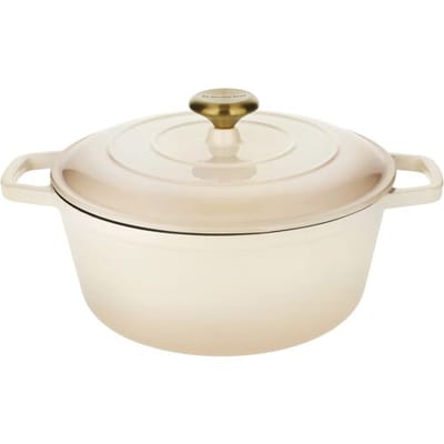 SILVERCREST Premium gietijzeren pan (Crème)