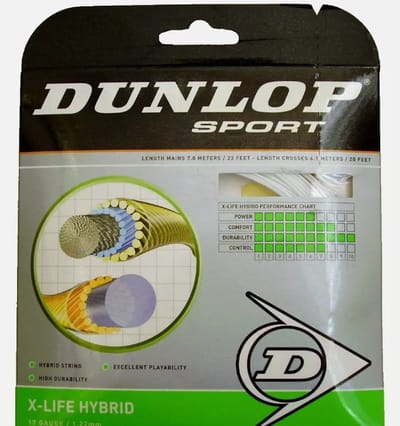 Dunlop Sport X-Life Hybrid tennissnaren / bespanning - Snaar