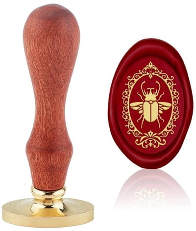 Dailygoods- Zegelstempel Retro Kever - Verwisselbare Enveloppen