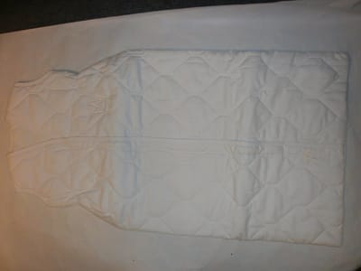 slaapzak kroon wit , plum plum , 90 cm zonder mouw