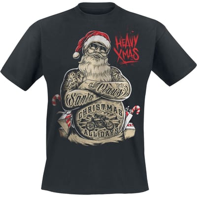 Gasoline Bandit - Rockabilly T-shirt - Xmas - S tot 4XL - voor Mannen - zwart