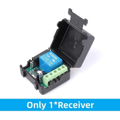 433 MHz Universele Poort Afstandsbediening Schakelaar DC 12V 10A Relais Ontvanger Mini Module Afstandsbediening voor Poort LED Garagedeur