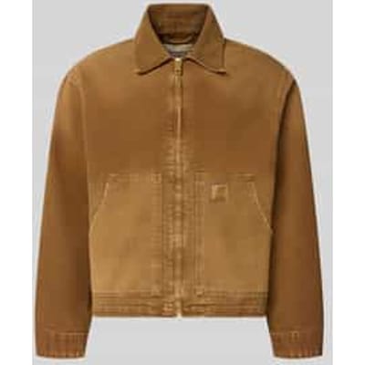 Jack met ritssluiting en labeldetail model 'Dearborn'