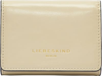 LIEBESKIND BERLIN Portemonnee Aissa Louisa Paper Touch Crinkle Wallet Vintage Linen Beige