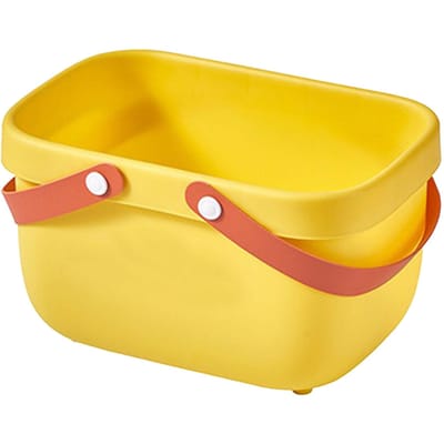 Douchemand Opbergmand met Handvat PP Schattige Cartoon Draagbare Toiletartikelen Douchemand Organizer yellow