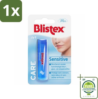 1 x Blistex - Lippenbalsem - Zonder Kleur, Geur & Smaakstoffen - Lippenbalsem - Gevoelige Lippen - Lippenverzorging - Hydraterende Balsem - Lippen Beschermen
