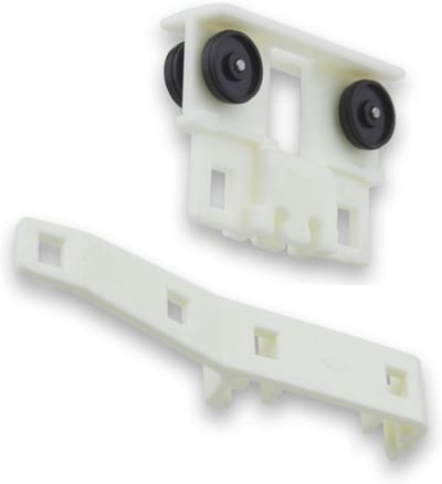 Gordijn Ophangsysteem - Trekwagen Kruisbeugel - Gordijnen Ophangen - Polyamide Materiaal - Stang 24x16mm - Ivoor
